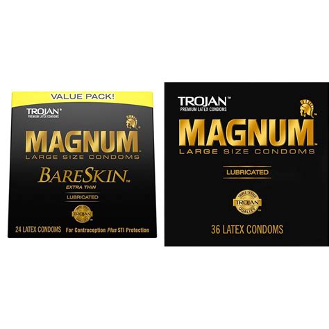 Amazon.com: TROJAN Magnum Lubricated Large Condoms, 